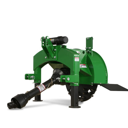 3-Point Hitch PTO Stump Grinder with 34 Carbide Teeth (PTO Shaft Included with Slip Clutch), for 15-45HP Tractor, SG24