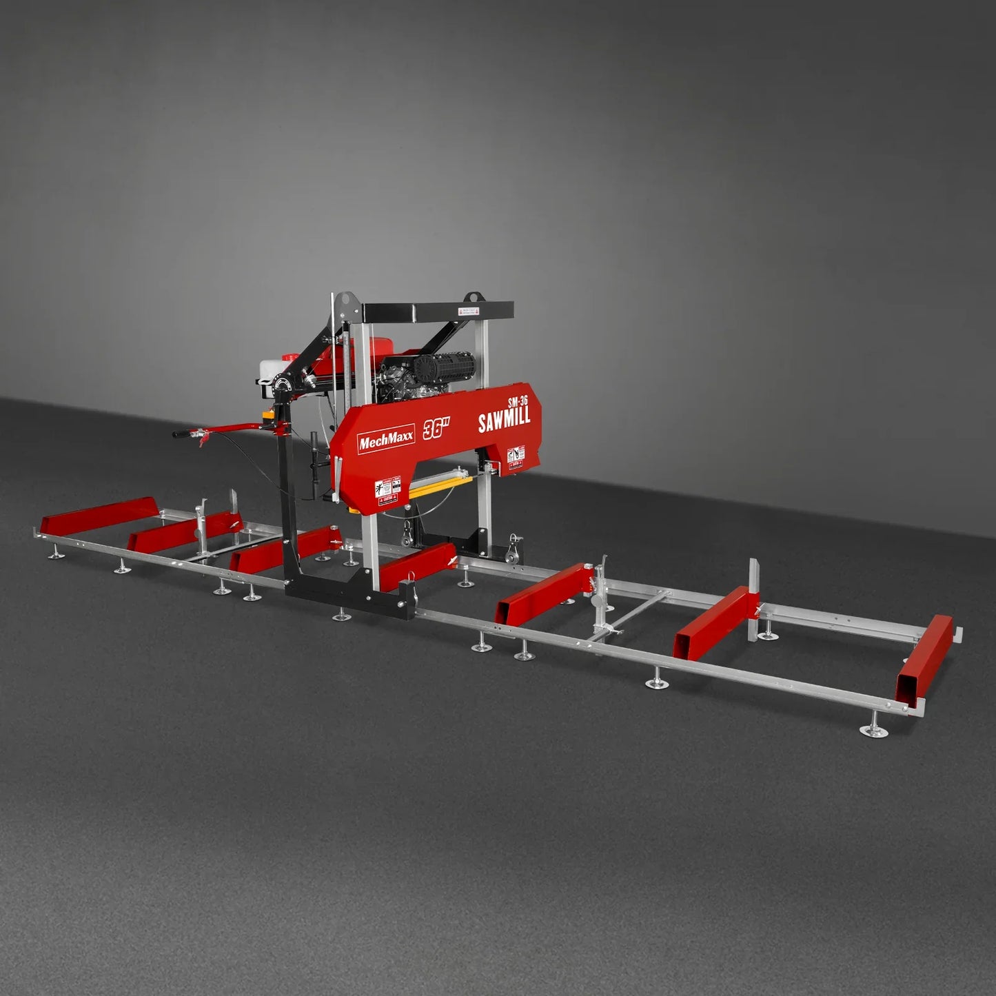 36" MAX Portable Sawmill, 25HP 750cc ZONSEN V-Twin Engine, 36" Board Width, 20' Track Length, (10 x Blades Included), SM-36MAX
